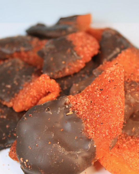 Mango Enchilado con Chocolate